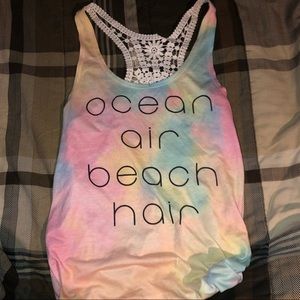 tie-dye tank